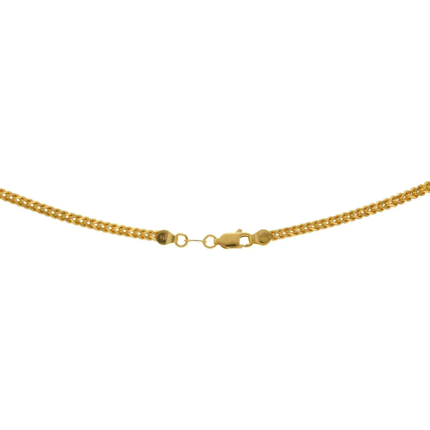 22K Yellow Gold Chain 7.5 grams, Length 16inches
