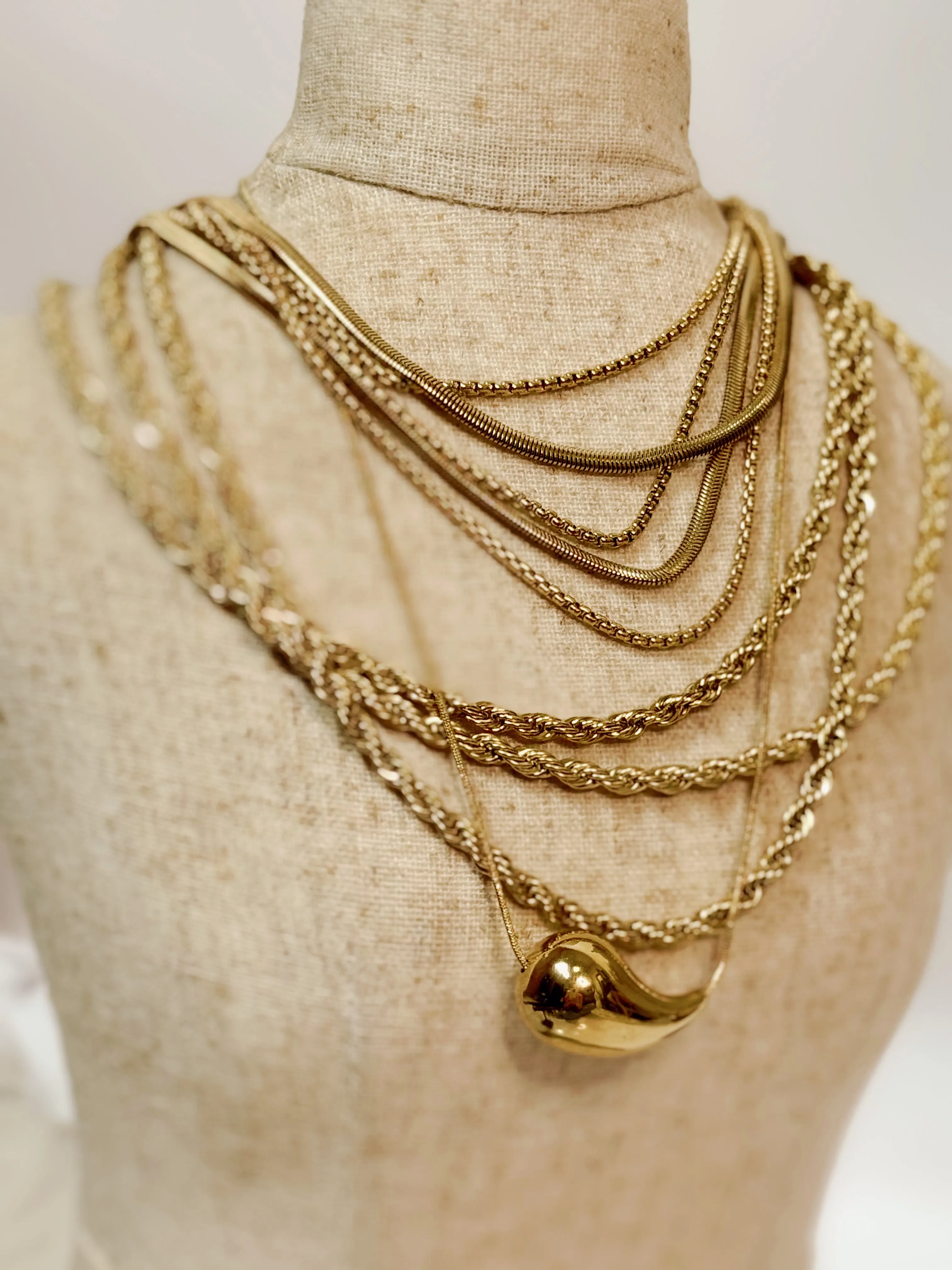 Above Average Asst. Lux Stainless Steel 16" Necklaces