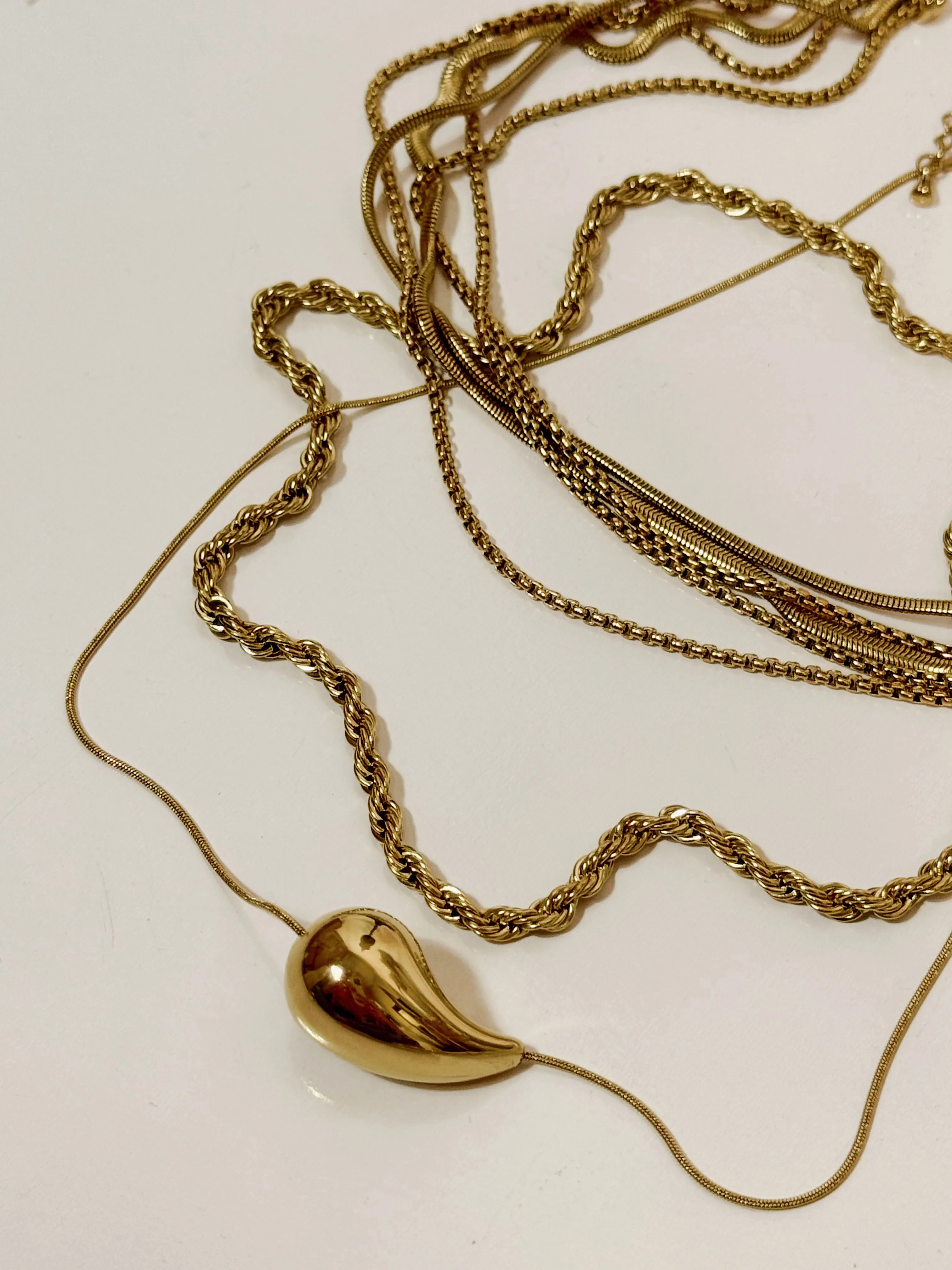 Above Average Asst. Lux Stainless Steel 16" Necklaces