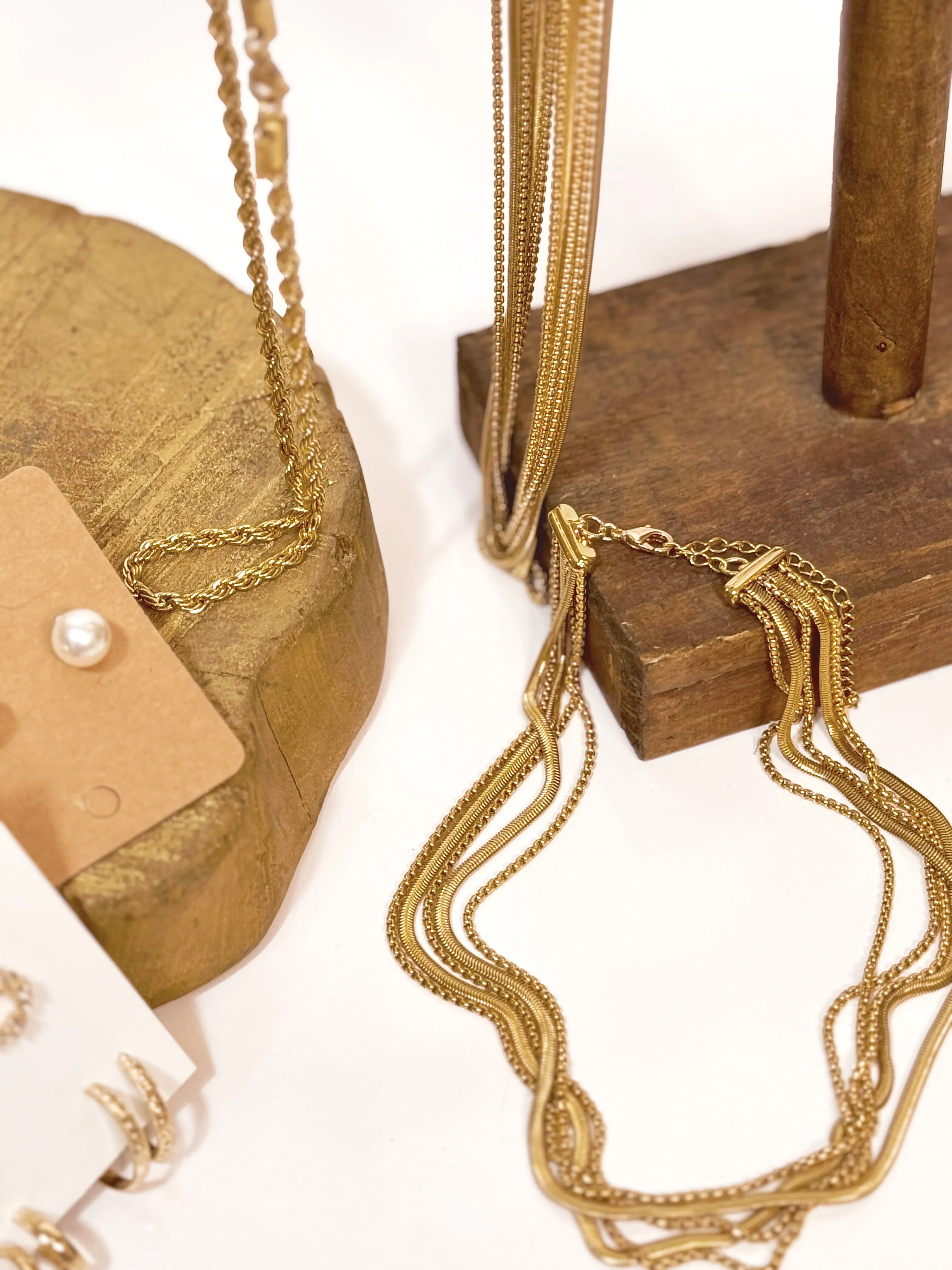 Above Average Asst. Lux Stainless Steel 16" Necklaces