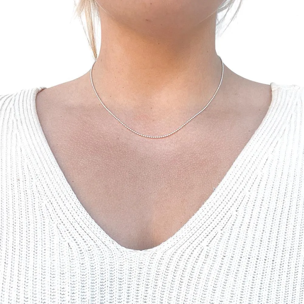 Ball Chain Necklace 18"
