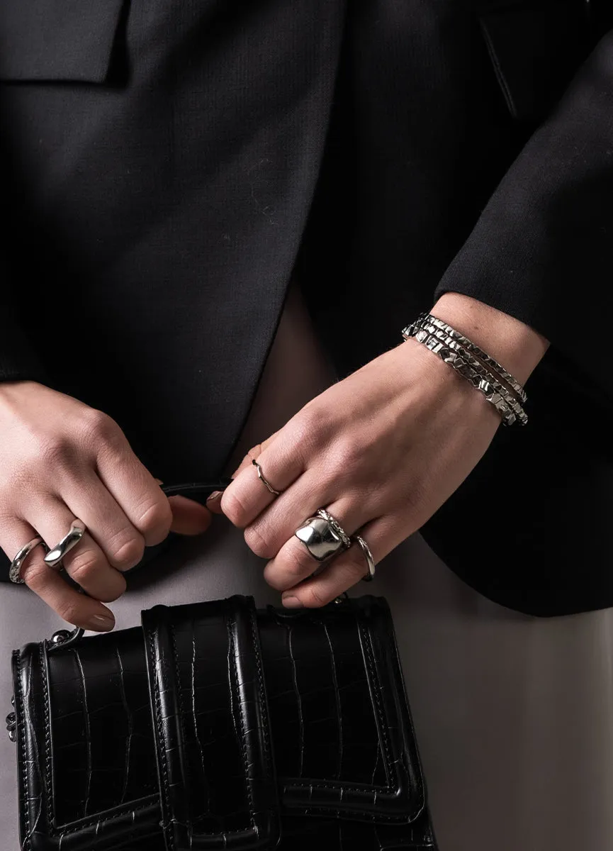 Bangle | Morph  | Massive Cuff  | Silver Plated