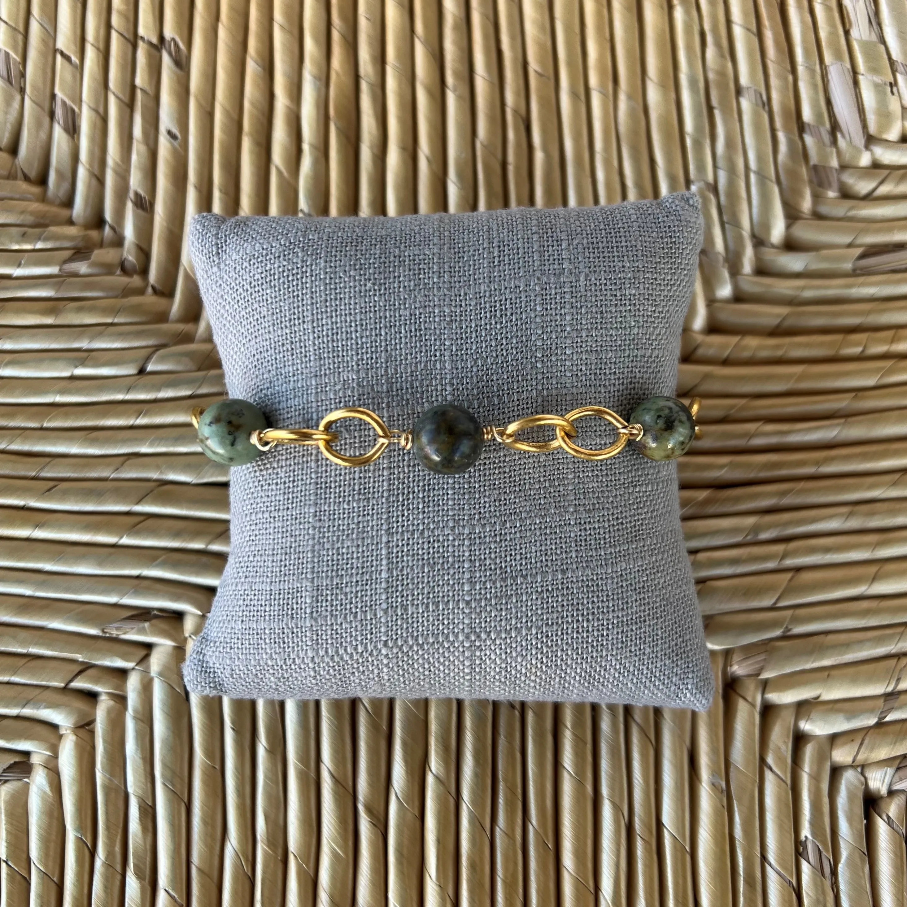 Bead and Chain Bracelet