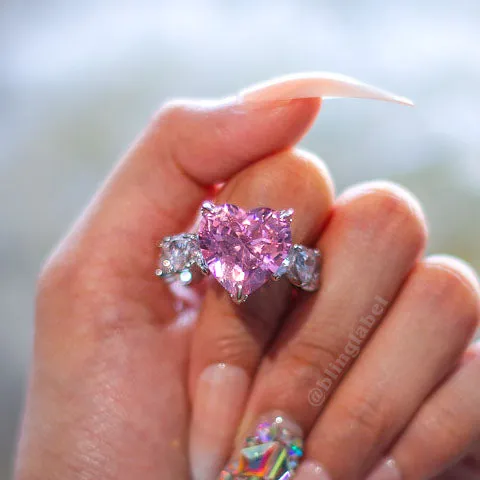'Cherish' Heart Diamond Ring
