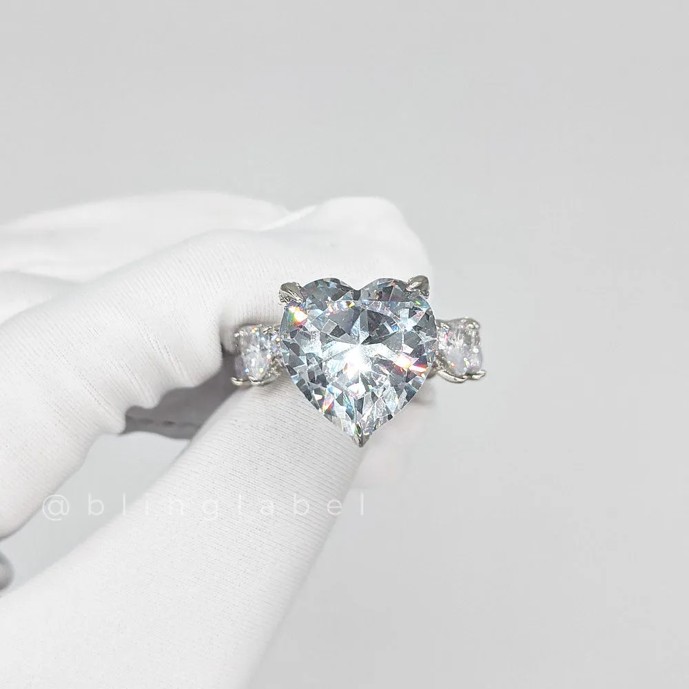 'Cherish' Heart Diamond Ring