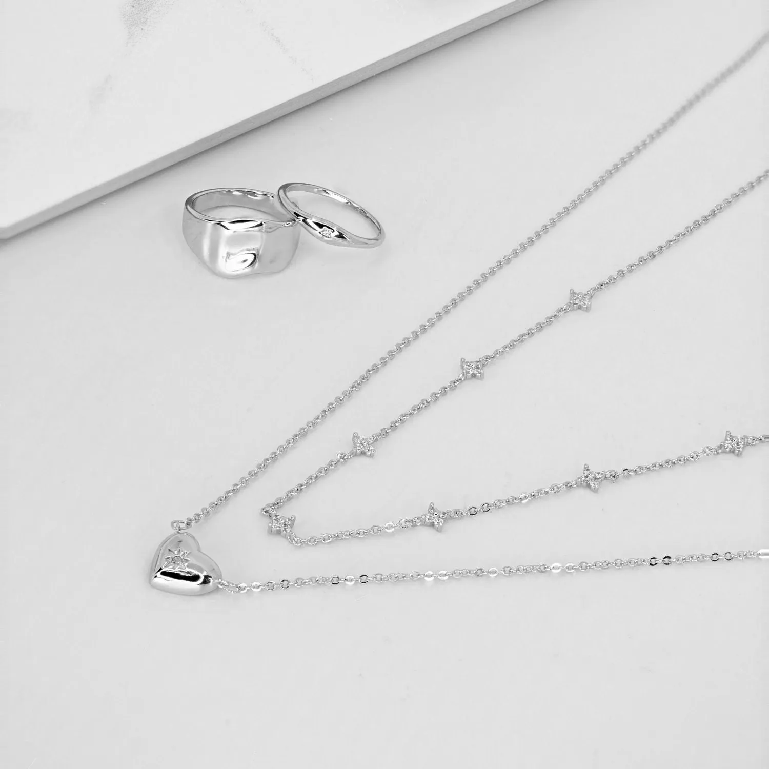 Cora Necklace (Silver)