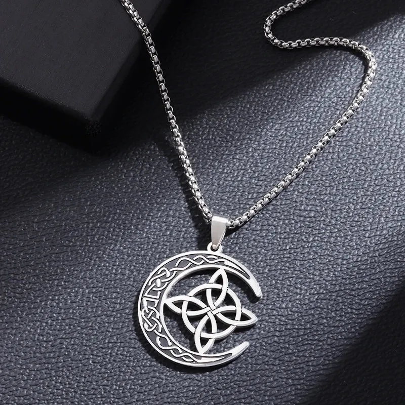 Elegant Zirconia Clover Pendant Necklace - Stylish Stainless Steel Chain for Women’s Party Jewelry Gifts