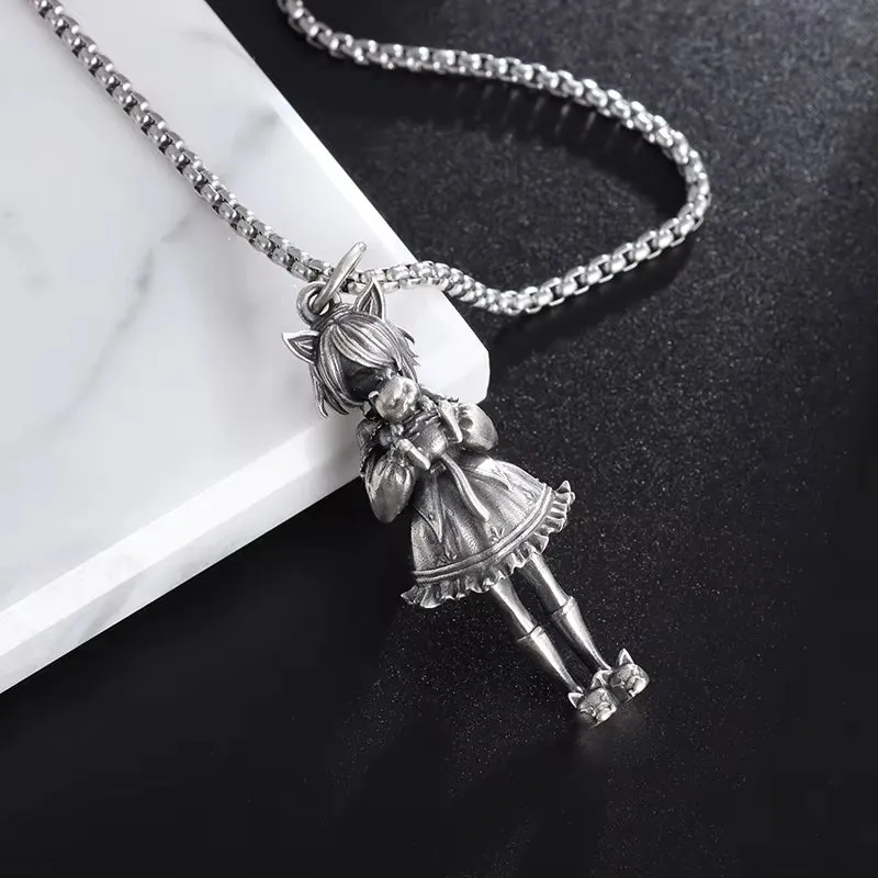 Elegant Zirconia Clover Pendant Necklace - Stylish Stainless Steel Chain for Women’s Party Jewelry Gifts