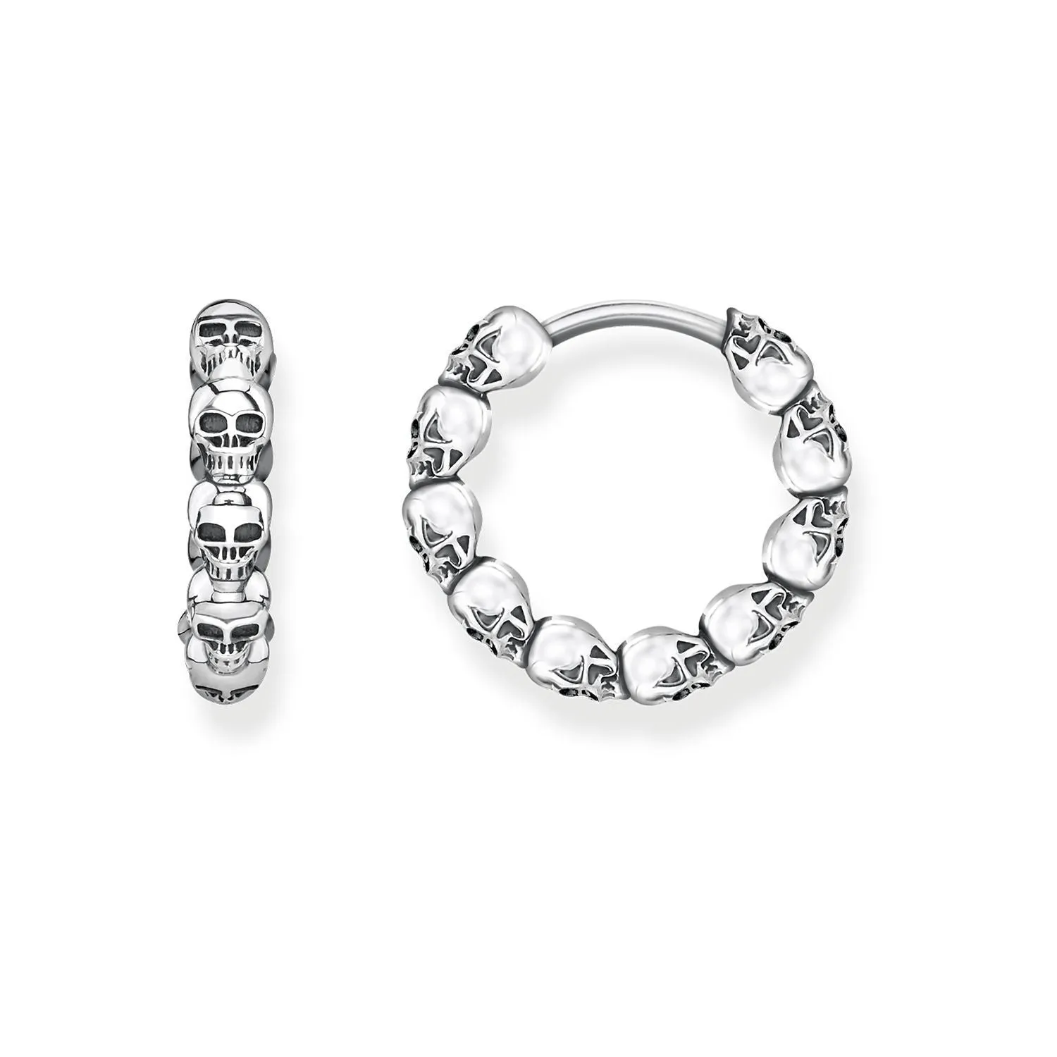 Hoop Earrings "Skulls"