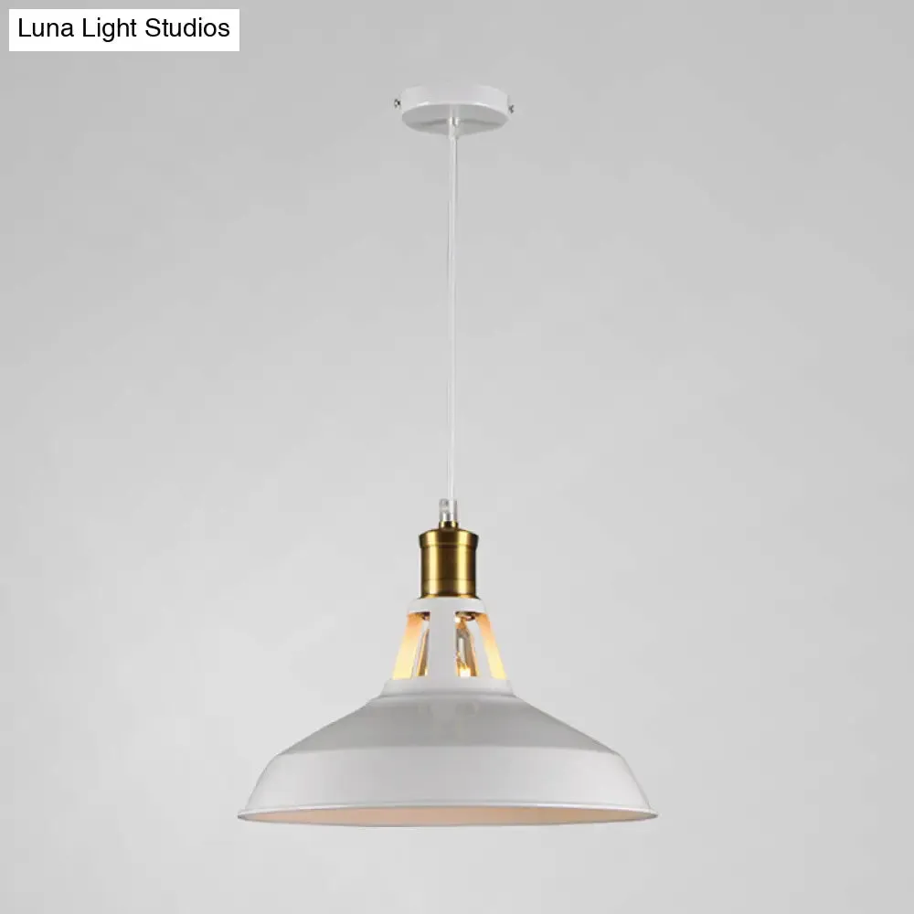 Industrial Metal Pendant Light Kit for Shaded Restaurant - Stylish Hanging Fixture