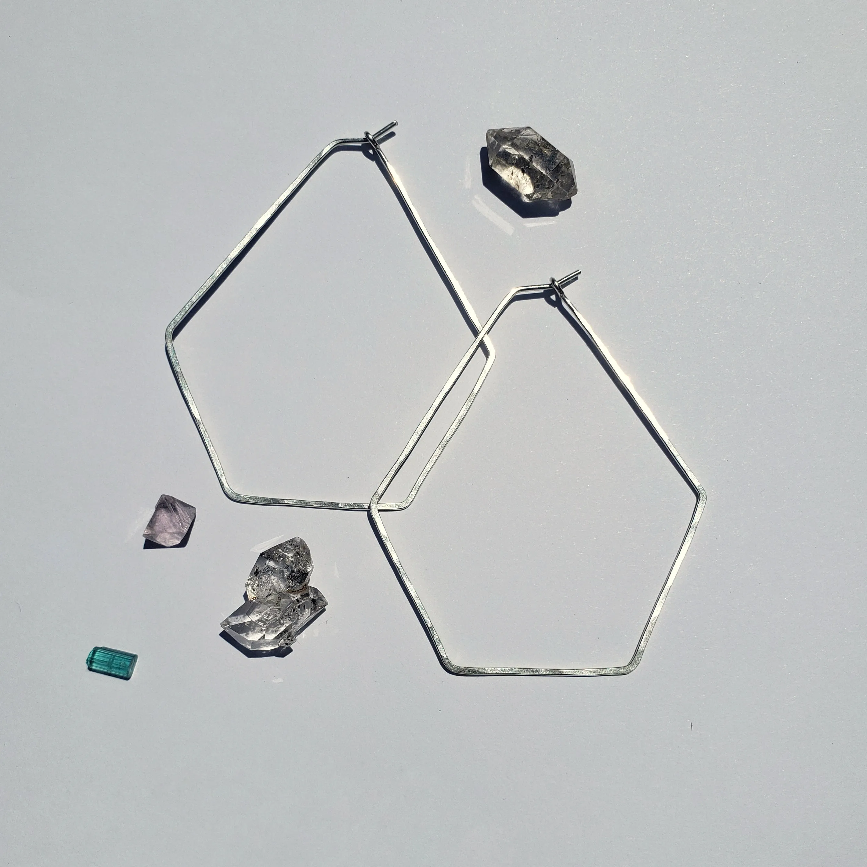 Large Pentagon Hoops