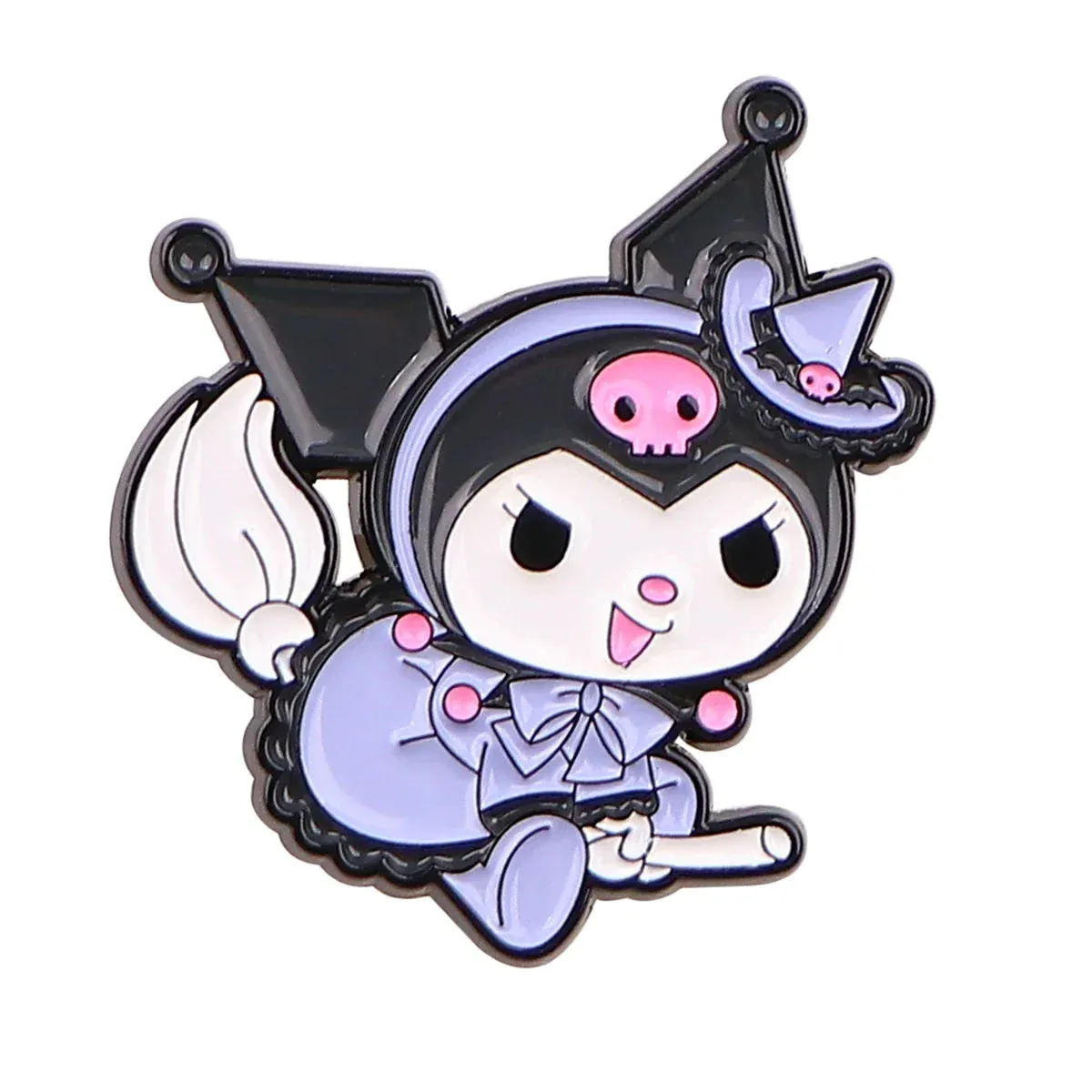 Little Witchy Melody & Kuromi Enamel Pin