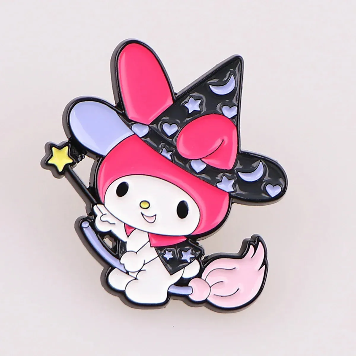 Little Witchy Melody & Kuromi Enamel Pin
