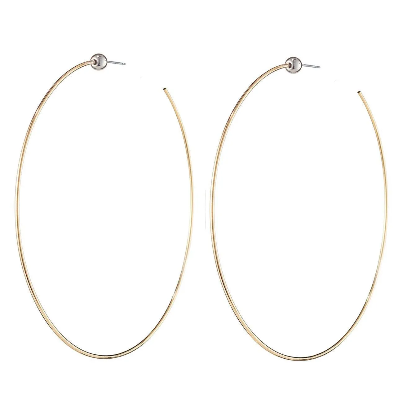 Medium Icon Hoops (Gold/Rhodium)