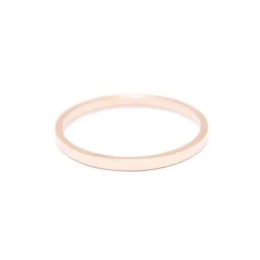 Minimal Band Ring (Rose Gold)
