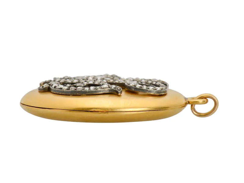 Monogram Me - Diamond Gold Initial Locket