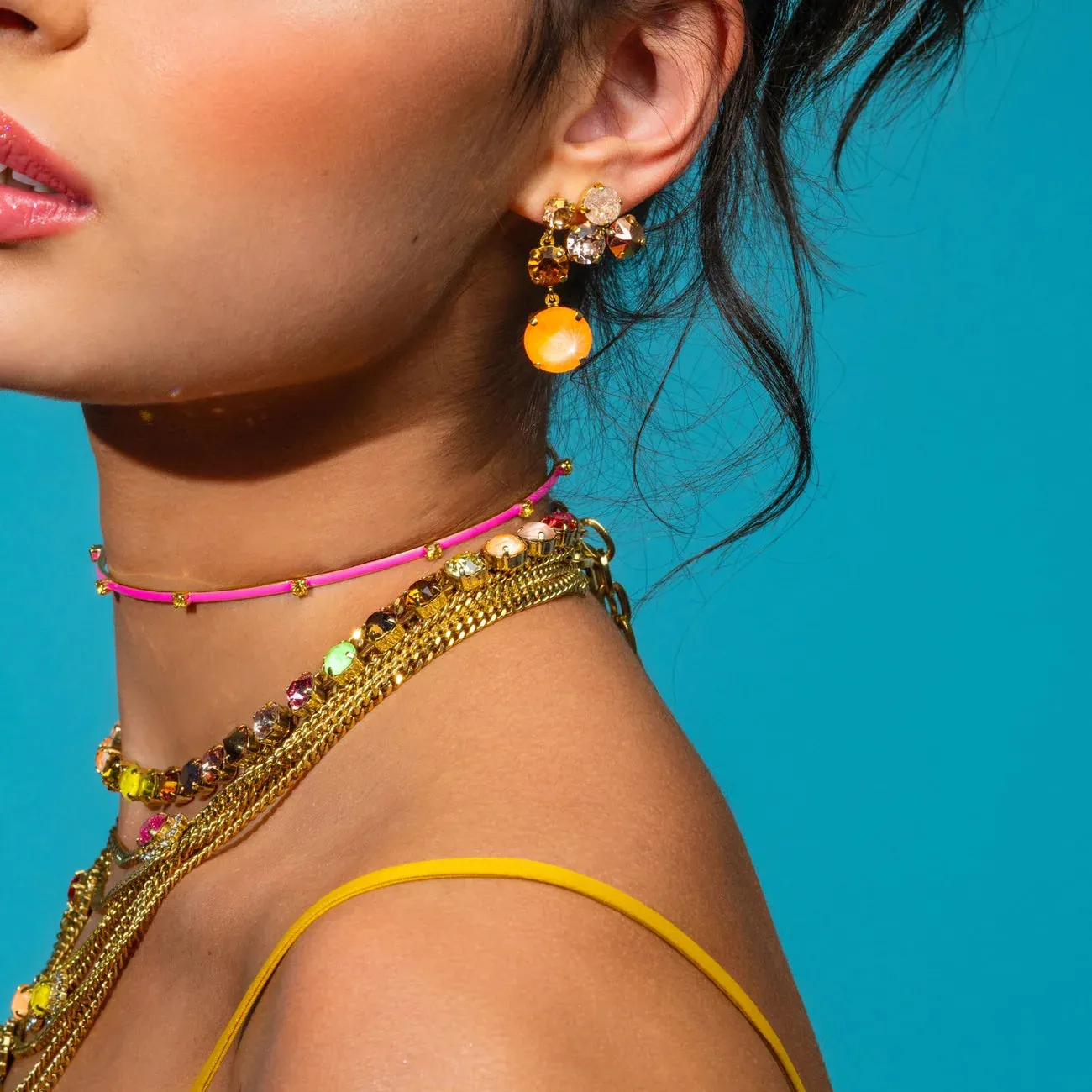 Neck Mess in Multi Ombre - TOVA N10021GPO