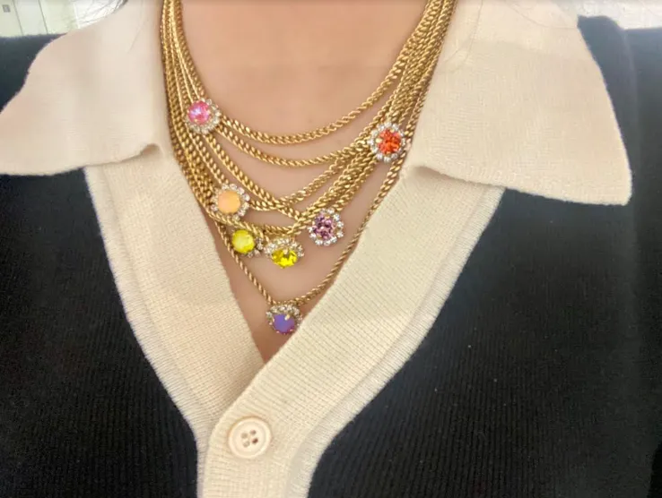 Neck Mess in Multi Ombre - TOVA N10021GPO