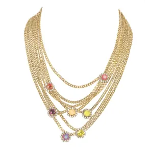 Neck Mess in Multi Ombre - TOVA N10021GPO