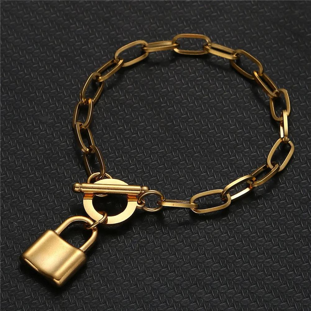 Padlock Pendant OT Clasp