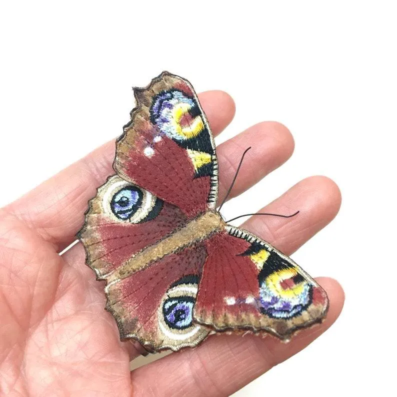 Peacock Butterfly Brooch