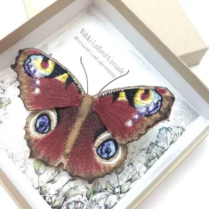 Peacock Butterfly Brooch