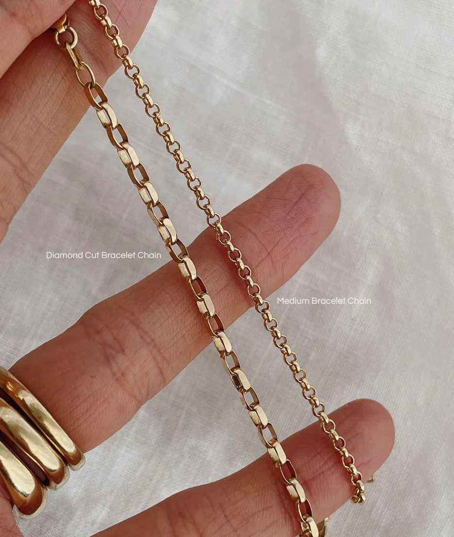 READYMADE Diamond Cut Bracelet Chain