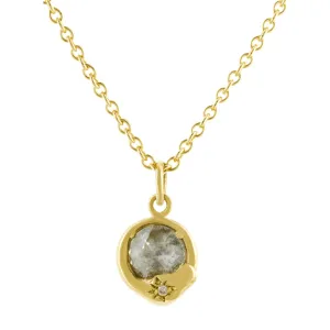 Rose Cut Diamond Ouroboros Pendant- Heirloom by Doyle & Doyle