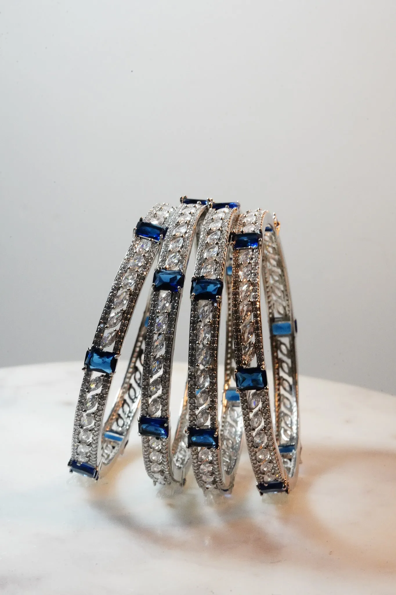 Sanya - AD Bangles (Set of 4)