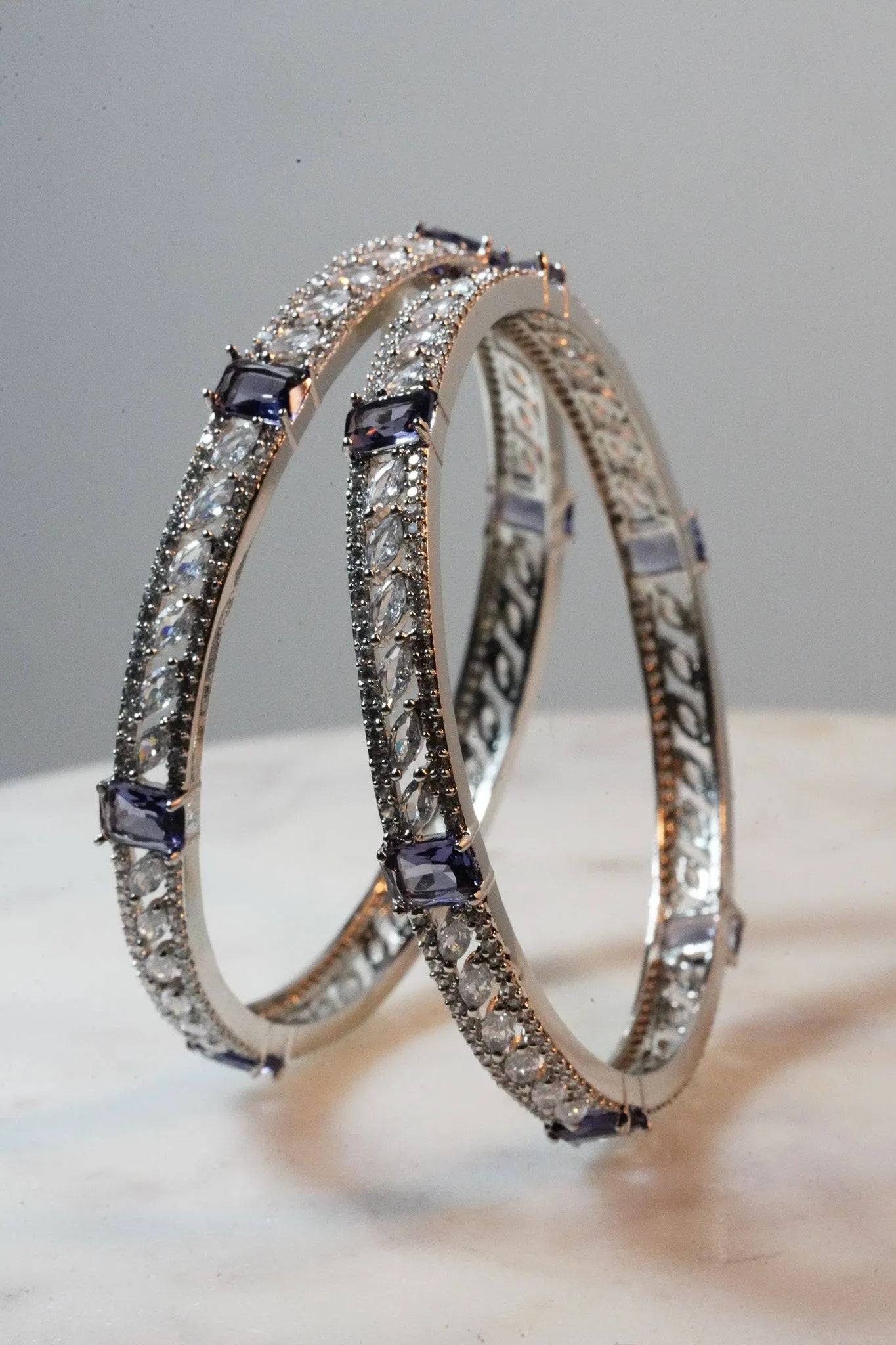 Sanya - AD Bangles (Set of 4)