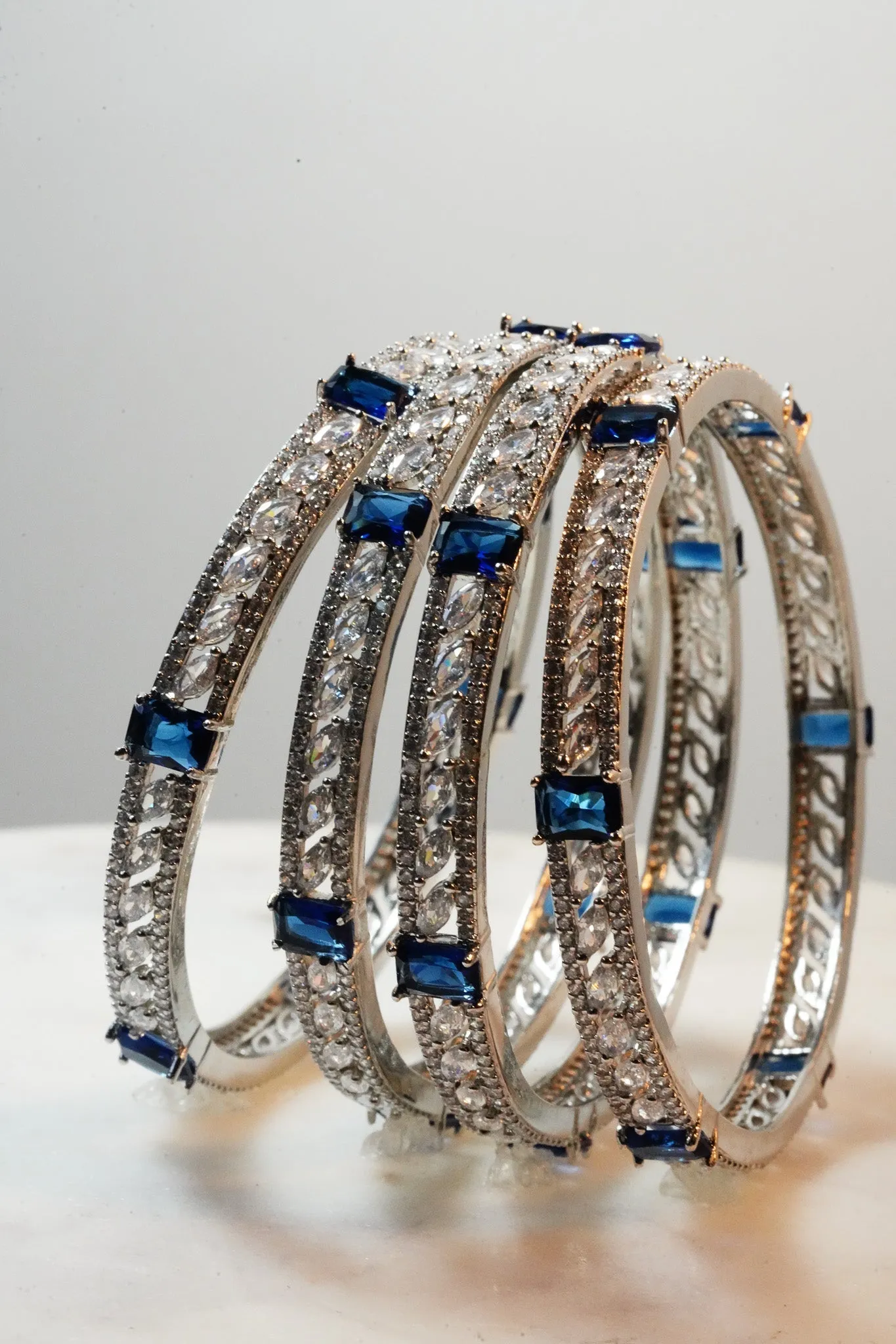 Sanya - AD Bangles (Set of 4)