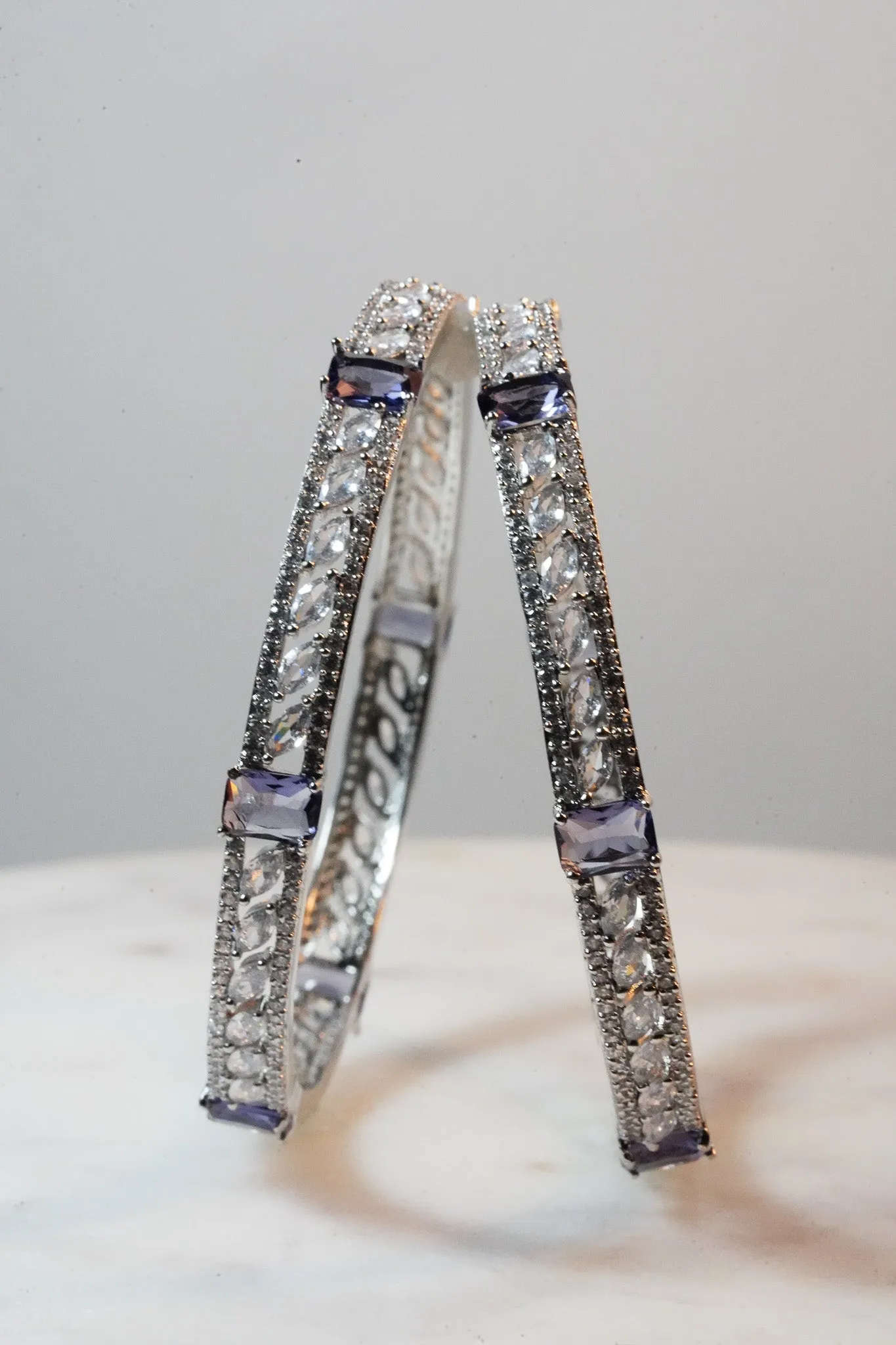 Sanya - AD Bangles (Set of 4)