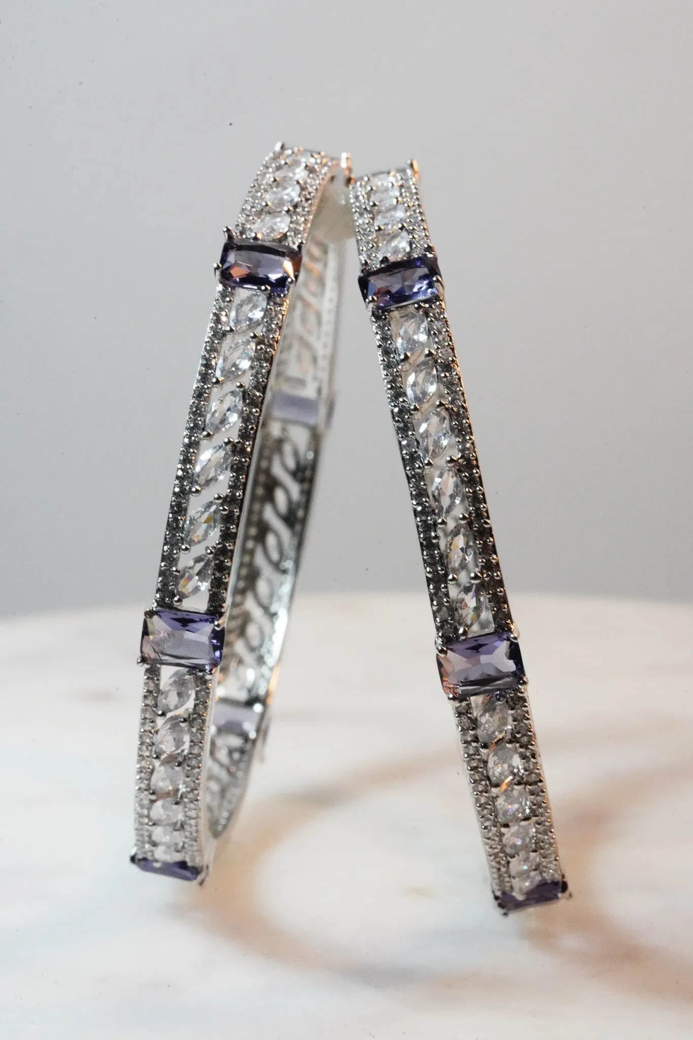 Sanya - AD Bangles (Set of 4)