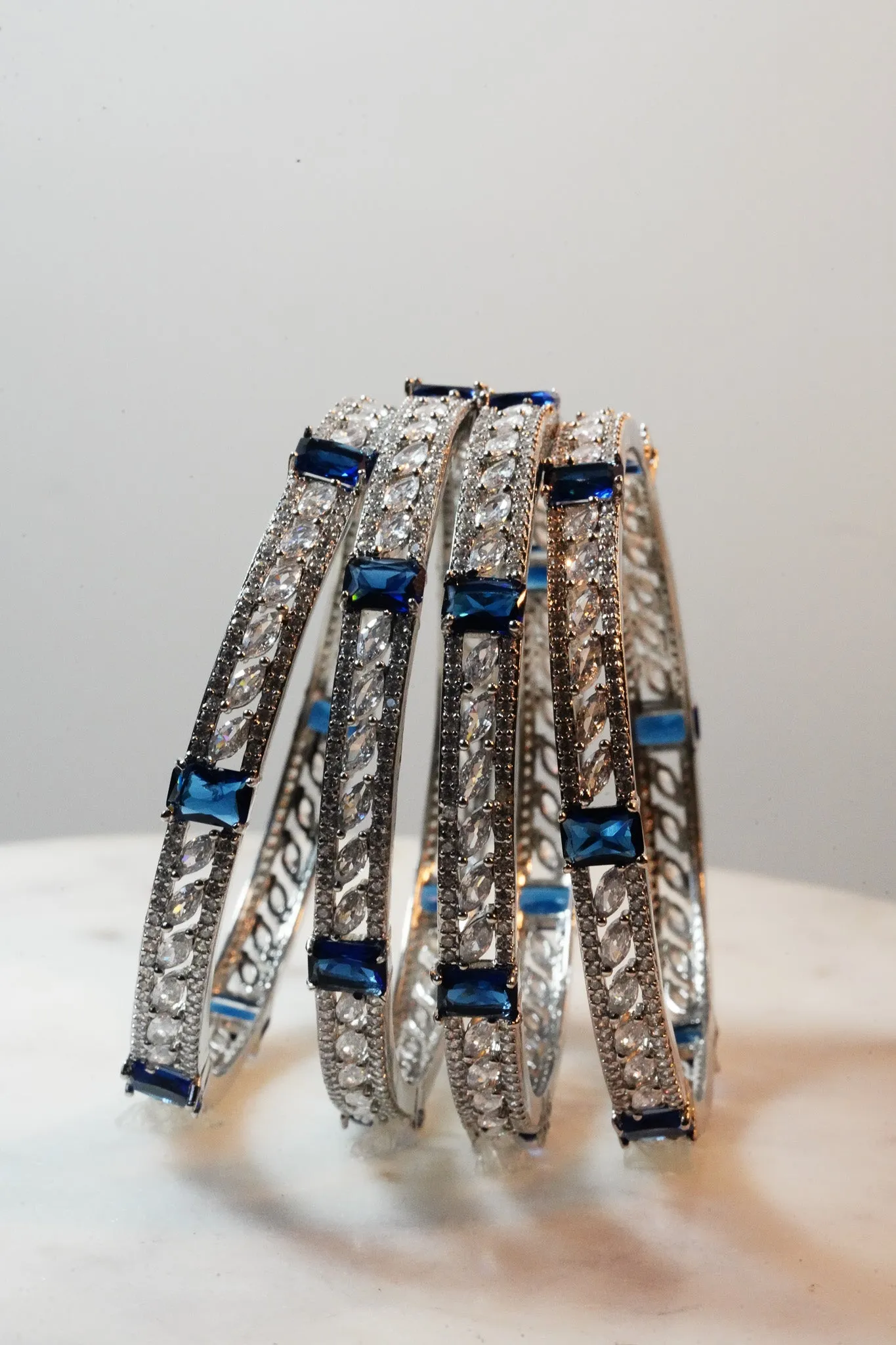 Sanya - AD Bangles (Set of 4)