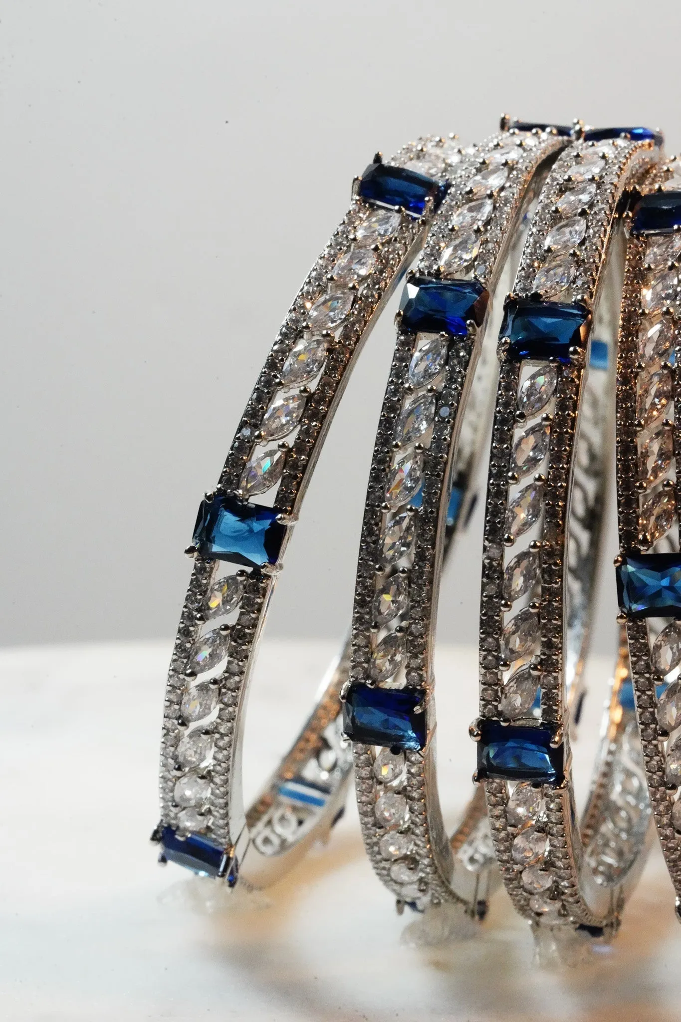Sanya - AD Bangles (Set of 4)
