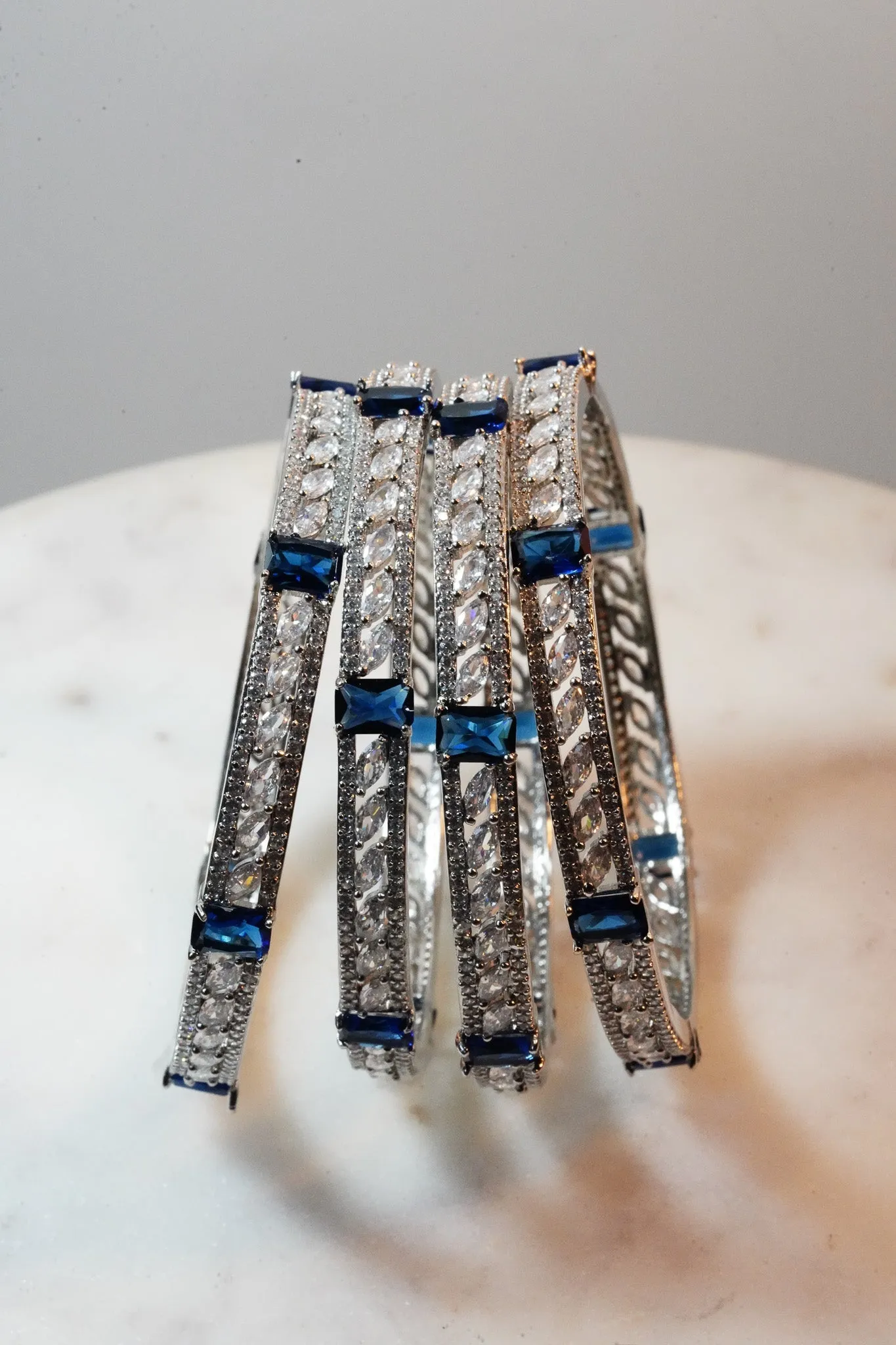 Sanya - AD Bangles (Set of 4)