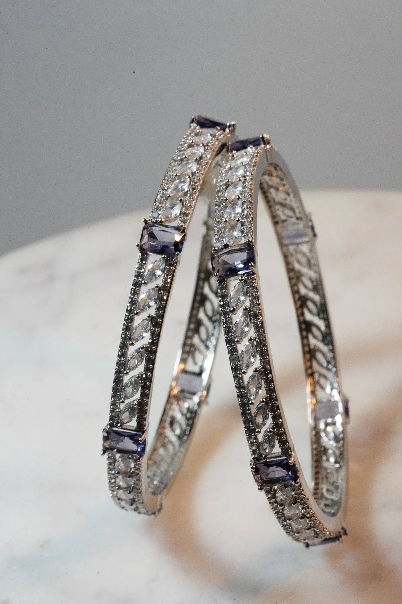 Sanya - AD Bangles (Set of 4)