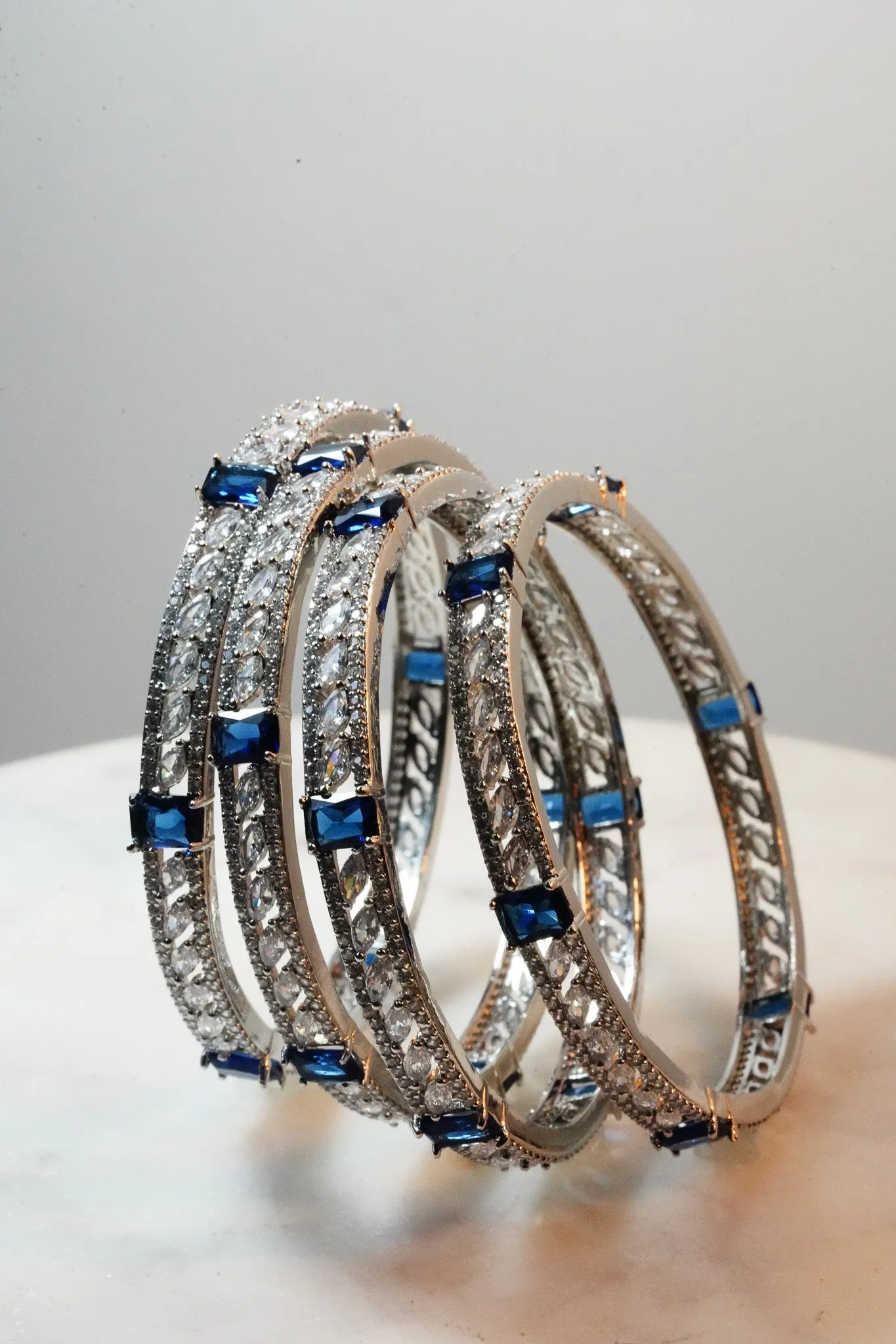 Sanya - AD Bangles (Set of 4)