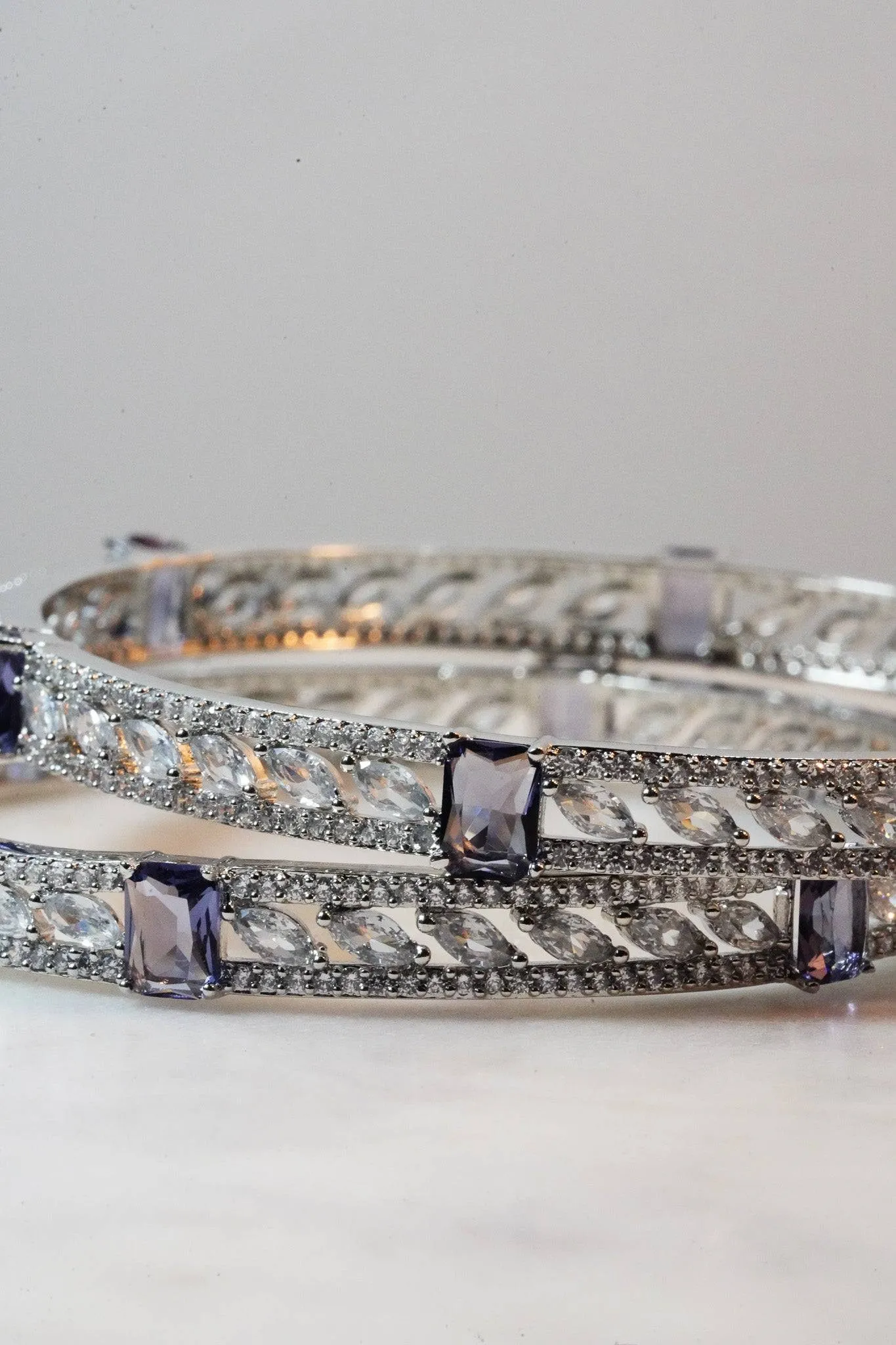 Sanya - AD Bangles (Set of 4)