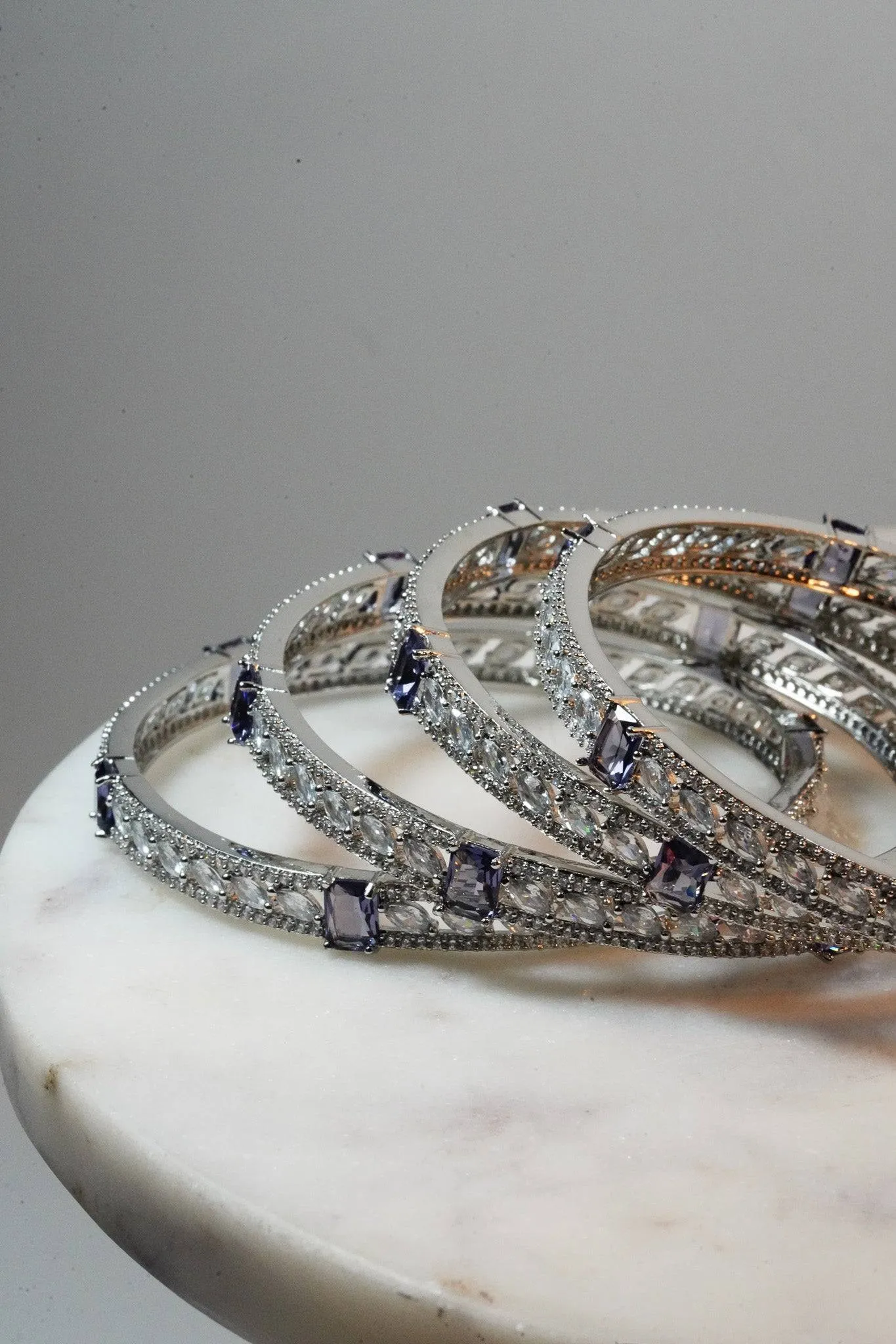 Sanya - AD Bangles (Set of 4)