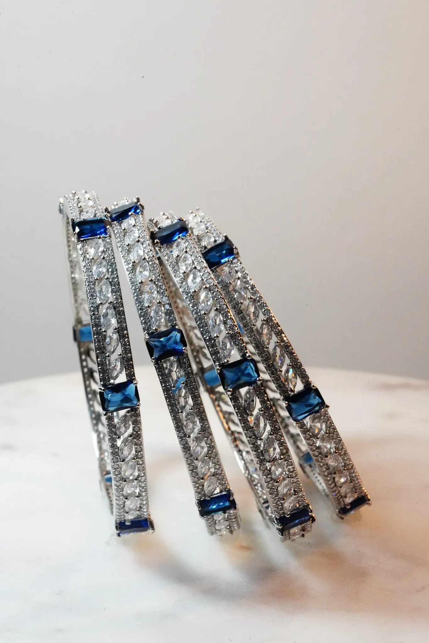 Sanya - AD Bangles (Set of 4)