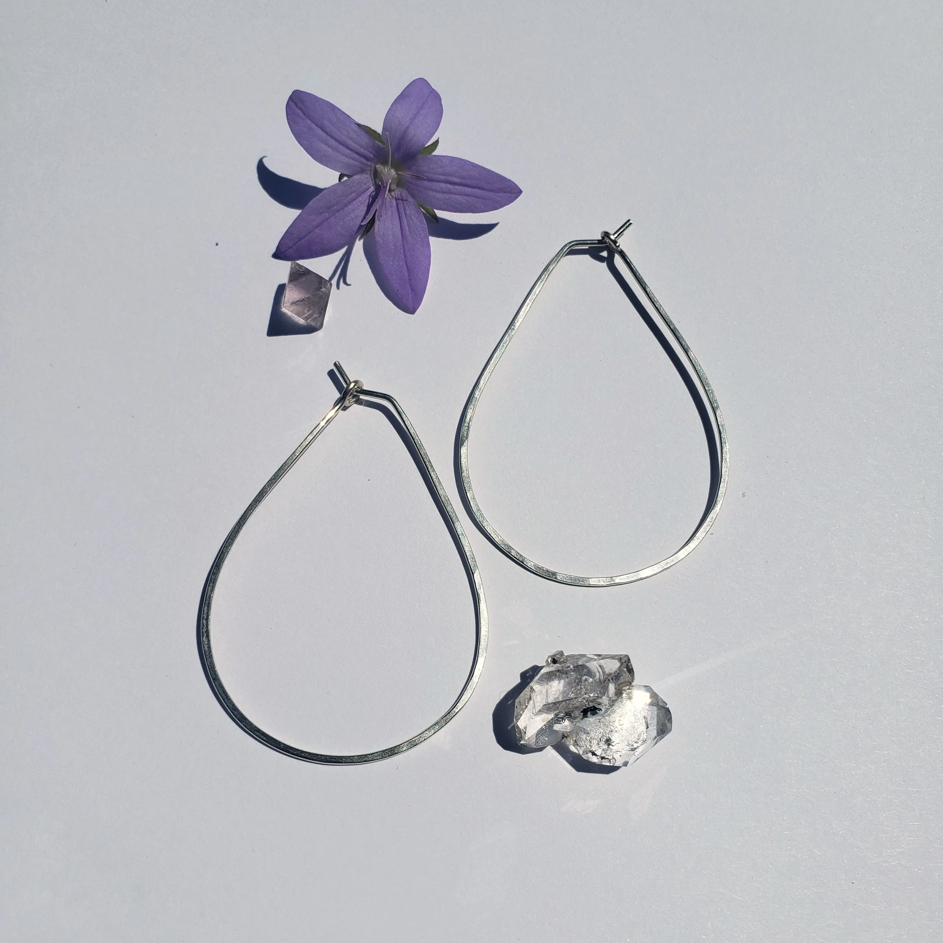 Small Teardrop Hoops