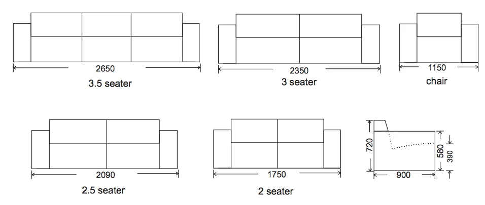 Sofa Parea - Custom Made In Sydney Please Contact For Pricing