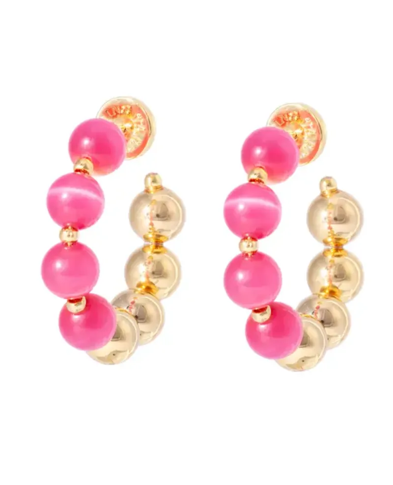 Talis Chains Tokyo Pink Gold Earrings