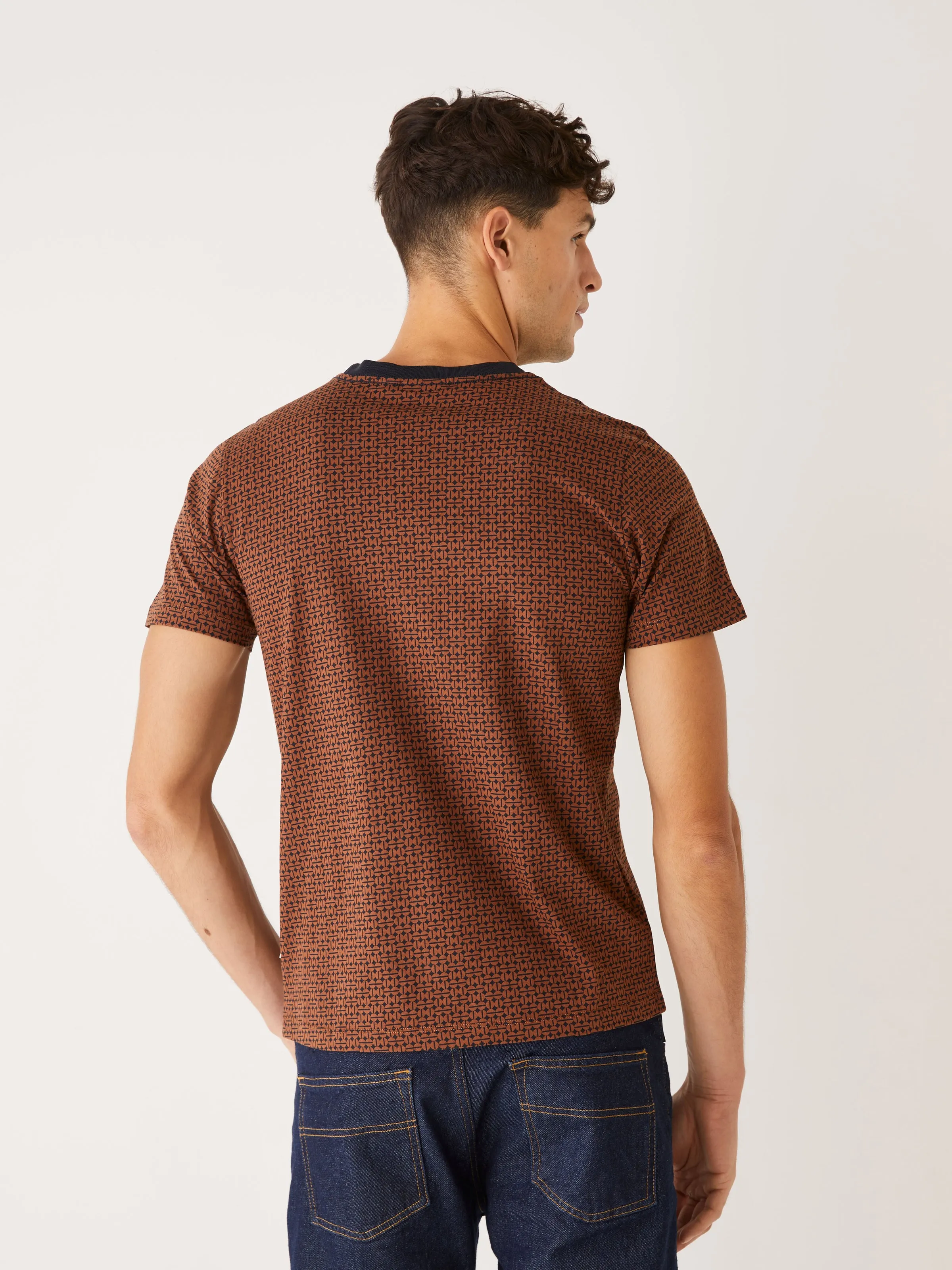 The Graphic Slim Fit T-Shirt in Burnt Orange