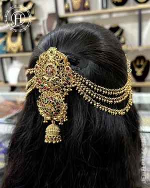Traditional Choti Jadai Billai With Mattal JH4751
