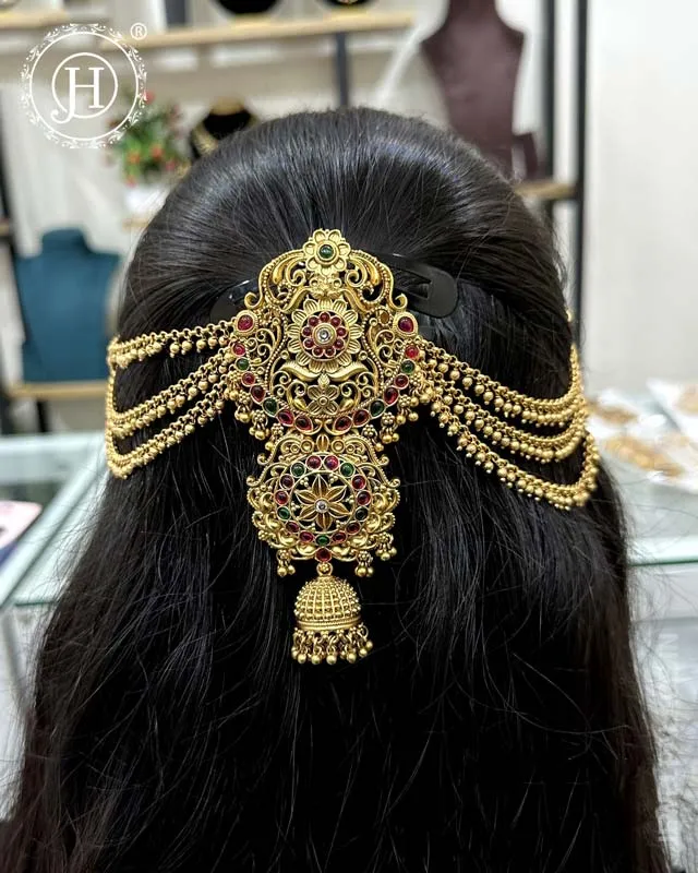 Traditional Choti Jadai Billai With Mattal JH4754
