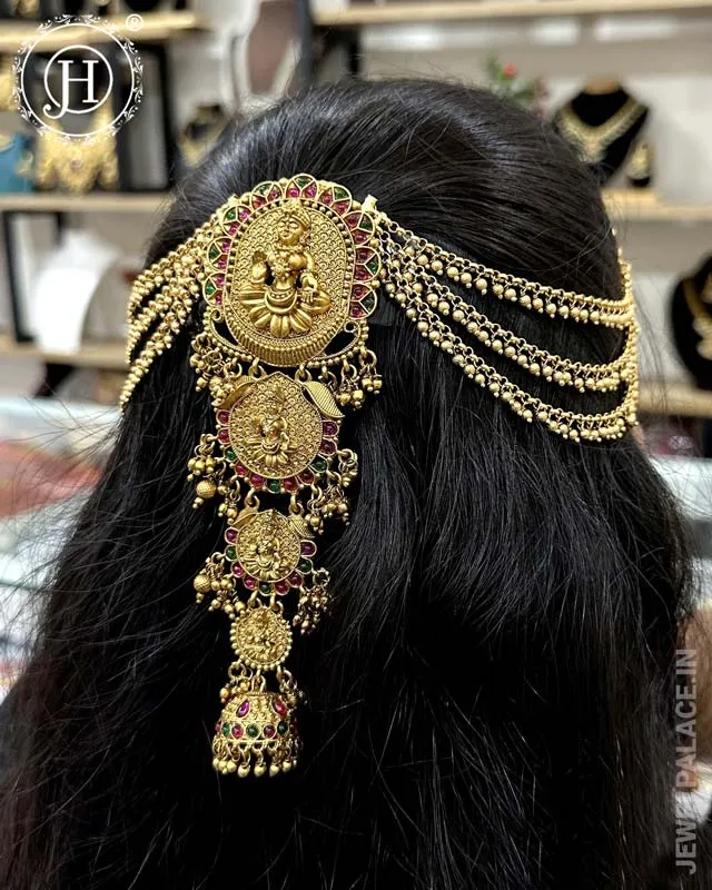 Traditional Choti Jadai Billai With Mattal JH4757
