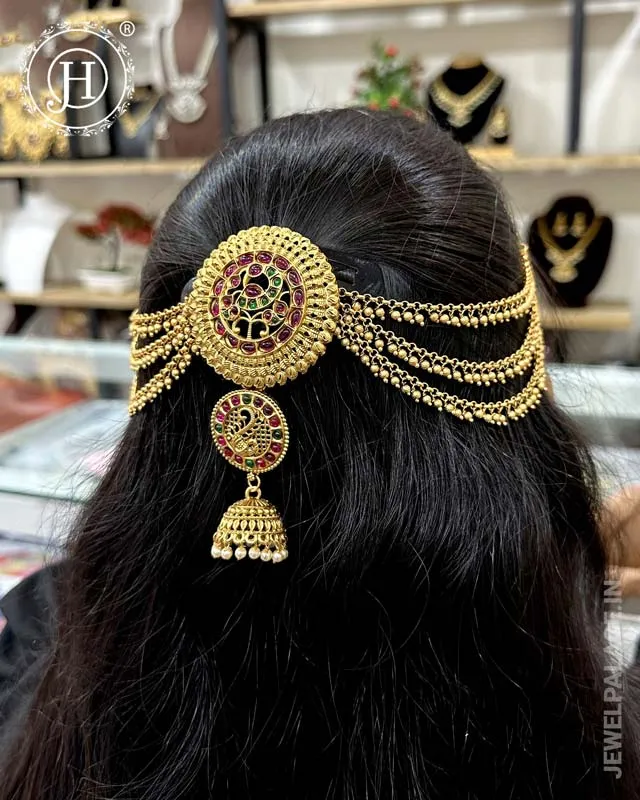 Traditional Choti Jadai Billai With Mattal JH4758
